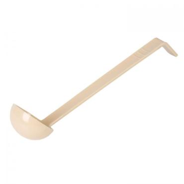 Thunder Group PLOP013BG Beige One Piece Extra Long Handle Ladle 1 Oz