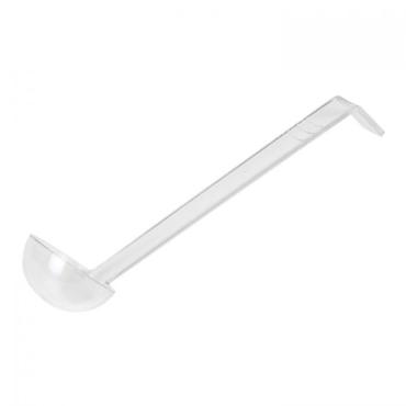 Thunder Group PLOP013CL Clear One Piece Extra Long Handle Ladle 1 Oz