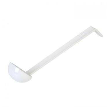 Thunder Group PLOP013WH White One Piece Extra Long Handle Ladle 1 Oz