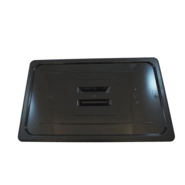 TG Black Polycarbonate GN 1/1 Gastronorm Container Cover PLPA7000CBK