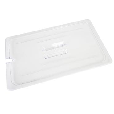 TG Notched Clear Polycarbonate GN 1/1 Gastronorm Container Cover PLPA7000CS