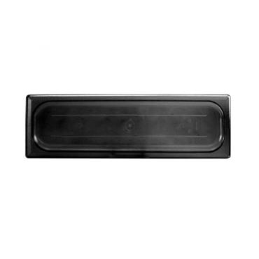 TG -  Long Black Polycarbonate Solid Cover GN 2/4 Gastronorm PLPA7120LCBK