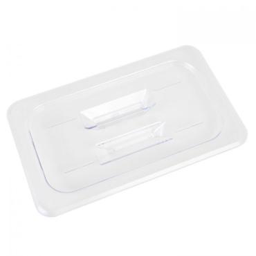 TG Clear Polycarbonate GN 1/4 Gastronorm Container Cover PLPA7140C