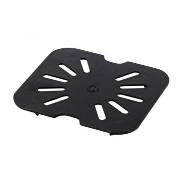 TG - Black Polycarbonate Drain Shelf GN 1/6 Gastronorm PLPA7160DSBK