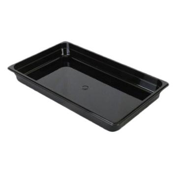 TG - GN 1/1, 65mm Deep 8.5Ltr Gastronorm Container, Black Polycarbonate