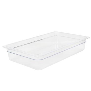 TG - GN 1/1, 100mm Deep 13Ltr Gastronorm Container, Clear Polycarbonate