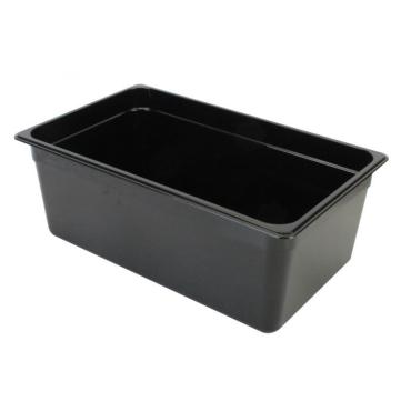 TG - GN 1/1, 200mm Deep, 25.7Ltr Gastronorm Container, Black Polycarbonate