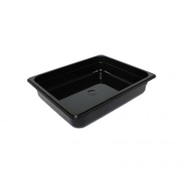TG - GN , 65mm Deep, 3.8Ltr Gastronorm Container, Black Polycarbonate