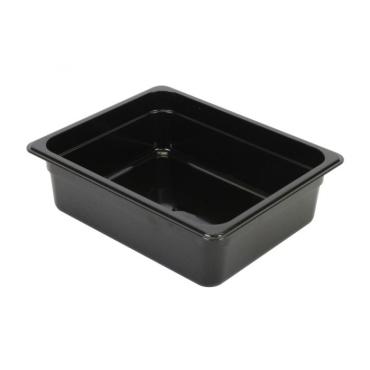 TG - GN , 100mm Deep, 6Ltr Gastronorm Container, Black Polycarbonate