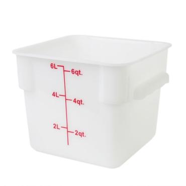 Thunder Group PLSFT006PP Polypropylene Square Food Storage Container 5.7Ltr