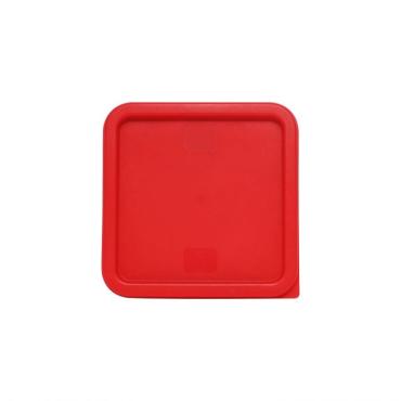 Thunder Group PLSFT0608C Red Square Food Storage Container Lid