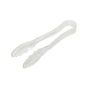 Thunder Group PLSGTG009CL Clear Scallop Grip Tongs 229mm
