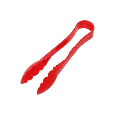 Thunder Group PLSGTG009RD Red Scallop Grip Tongs 229mm