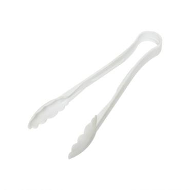 Thunder Group PLSGTG009WH White Scallop Grip Tongs 229mm