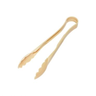 Thunder Group PLSGTG012BG Beige Scallop Grip Tongs 305mm