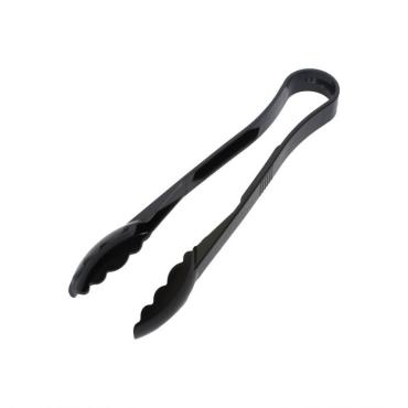 Thunder Group PLSGTG012BK Black Scallop Grip Tongs 305mm