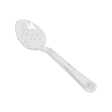Thunder Group PLSS113CL Clear Perforated Serving Spoon 279mm