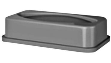Thunder Group Black Lid for 64 Litre Waste Bin