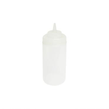 Thunder Group PLTHSB016CW Clear Pack of 6 Wide Mouth Squeeze Bottles 475ml