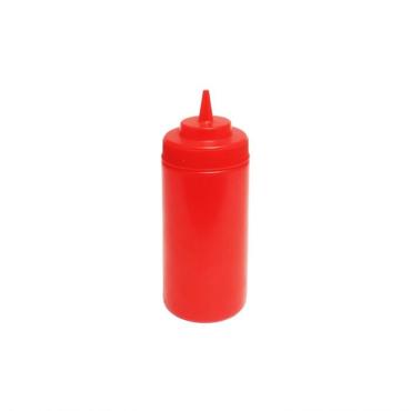 Thunder Group PLTHSB016RW Red Pack of 6 Wide Mouth Squeeze Bottles 475ml