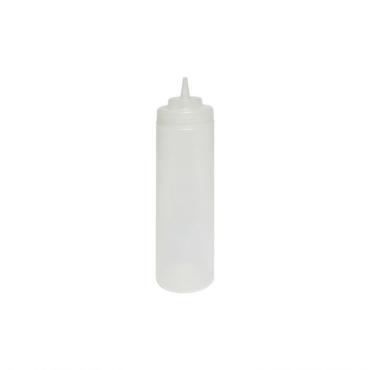 Thunder Group PLTHSB024CW Clear Pack of 6 Wide Mouth Squeeze Bottles 710ml