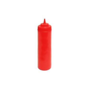 Thunder Group PLTHSB024RW Red Pack of 6 Wide Mouth Squeeze Bottles 710ml