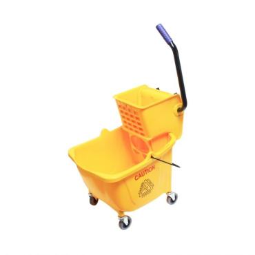 Thunder Group PLWB361 6.6 Gallon Yellow Mop Bucket With Wringer
