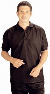 A735 Black Polo Shirt