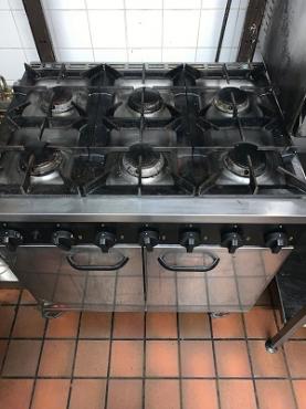 Buffalo 6 Burner Natural Gas Range Oven - CE371-N Commercial