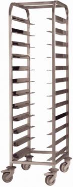 EAIS 'Premier' Stainless Steel Single Tray Clearing Trolley