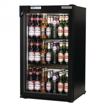 Autonumis RUC00001 EcoChill Black Single Door Hinged Bottle Cooler