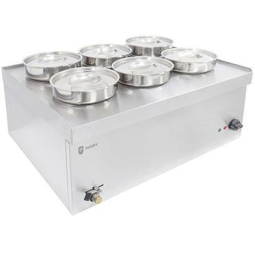Parry NPWB6 6 Pot Electric Wet Well Bain Marie 3kW