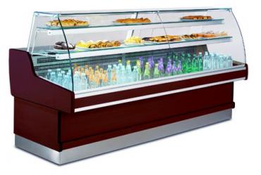 Mafirol RAVEL EXP-FE-VCR Curved Glass Serveover Counter