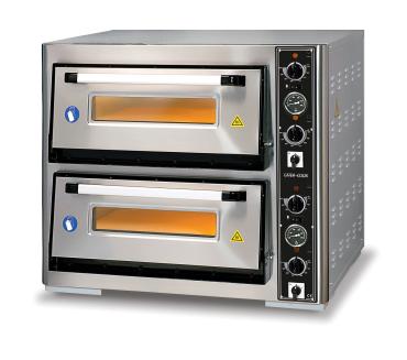 **GRADE A** Cater-Cook \i{Classico} CK7413-2 Twin Deck Electric Pizza Oven - 4+4 13