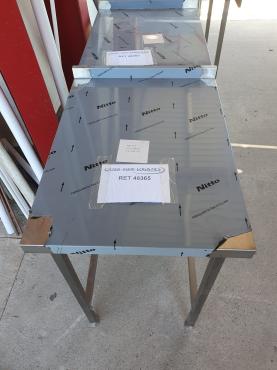RET48365 - CATERFABS BESPOKE WALL TABLE 800 X 600 X 900 NO UNDERSHELF