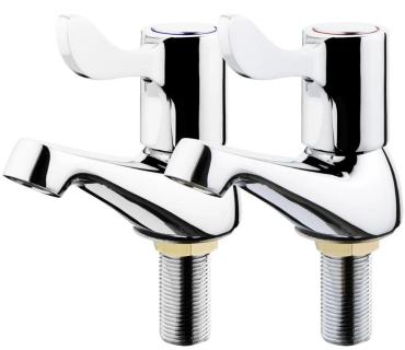 RET49981 - Vogue Lever Basin Taps- Pack of 2.- CC344