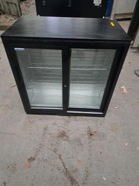 RET50099 - Cater-Cool CK0502LED Double Sliding Door Bottle Cooler With LED Lighting. 900mm