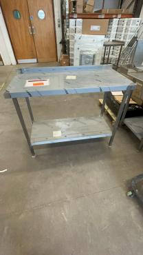 RET51038 - CATER-FABS STAINLESS STEEL WALL TABLE W 1200 X D 600 X H900