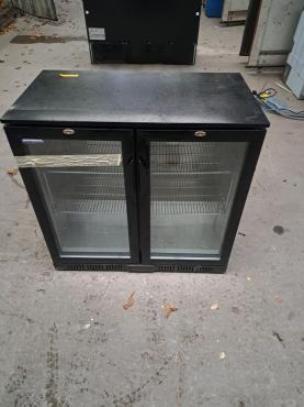 RET51391 - Cater-Cool CK8501LED Commercial Double Hinged Door Bottle Cooler With LED Lighting - 850mm High