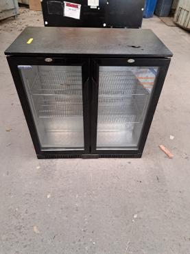 RET51450 - Cater-Cool CK0501LED Commercial Double Hinged Door Bottle Cooler With LED Lighting. 900mm.