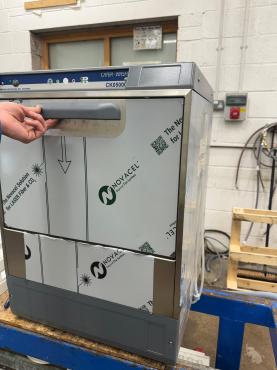 RET51533 - Cater-Wash CK0500G Commercial 500mm Glasswasher - With Gravity Waste & Detergent Pump