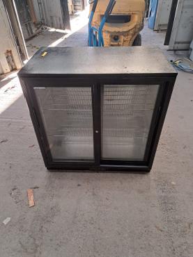 RET51551 - Cater-Cool CK0502LED Double Sliding Door Bottle Cooler With LED Lighting. 900mm