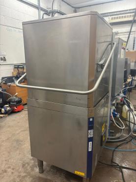 RET51602 - Cater-Wash CK2555AA DLUX Commercial Passthrough Dishwasher - 80 Racks/Hour - Drain Pump 