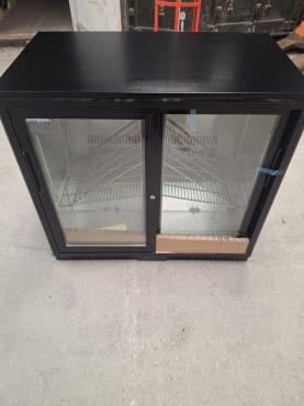 RET51617 - Cater-Cool CK8502LED Commercial Double Sliding Door Bottle Cooler With LED Lighting - 850mm High