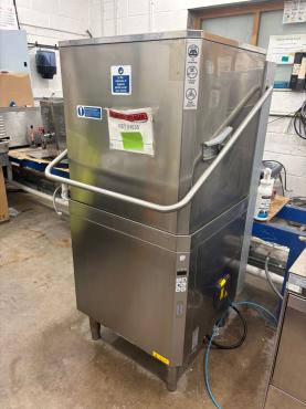 RET51635 - Cater-Wash CK2555AA DLUX Commercial Passthrough Dishwasher - 80 Racks/Hour - Drain Pump
