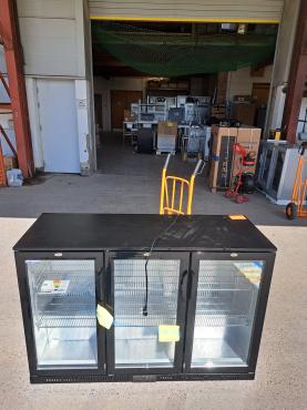 RET51646 - Cater-Cool CK0503LED Commercial Triple Hinged Door Bottle Cooler with LED Lighting. 900mm.