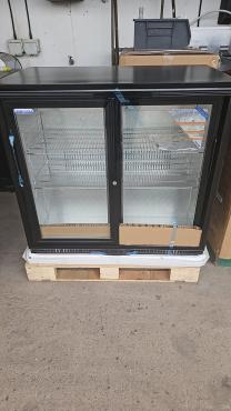 RET51699 - Cater-Cool CK8502LED Commercial Double Sliding Door Bottle Cooler With LED Lighting - 850mm High
