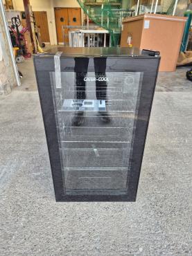 RET53033 - Cater-Cool CK5085 Eco Single Door Black Eco Bottle Cooler With LED Lighting