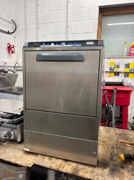 RET52014 - Cater-Wash CK0350G Commercial 350mm Glasswasher with Gravity Waste & Detergent Pump 