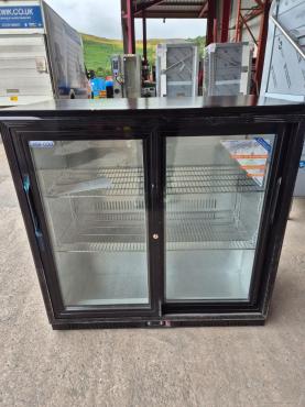 RET52814 - Cater-Cool CK0502LED Double Sliding Door Bottle Cooler With LED Lighting. 900mm